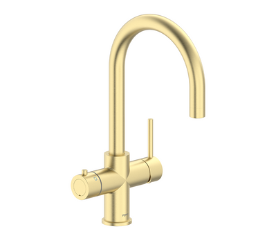 4 in 1 - Boiling, Chilled Brushed Brass Gold