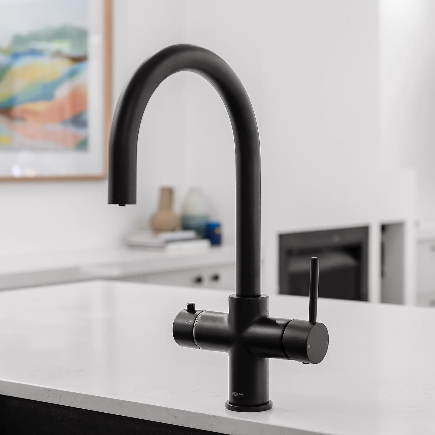 Matte Black 4 in 1 tap
